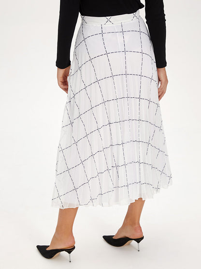 Striped Chiffon Women's Skirt