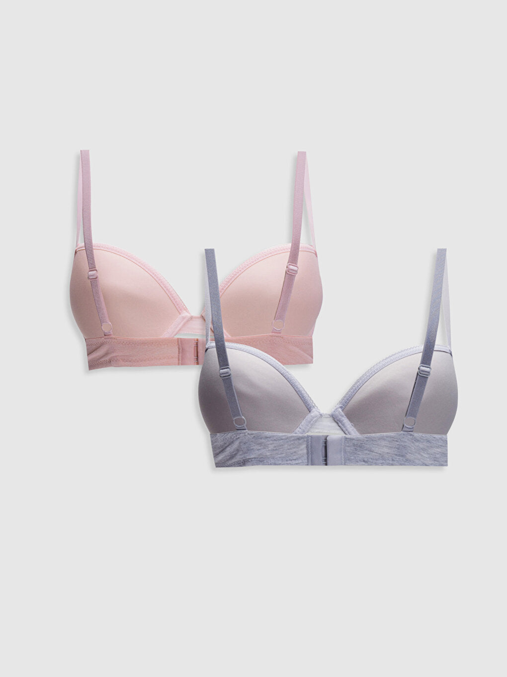 Underwire Padded Flat Bra 2 Pack