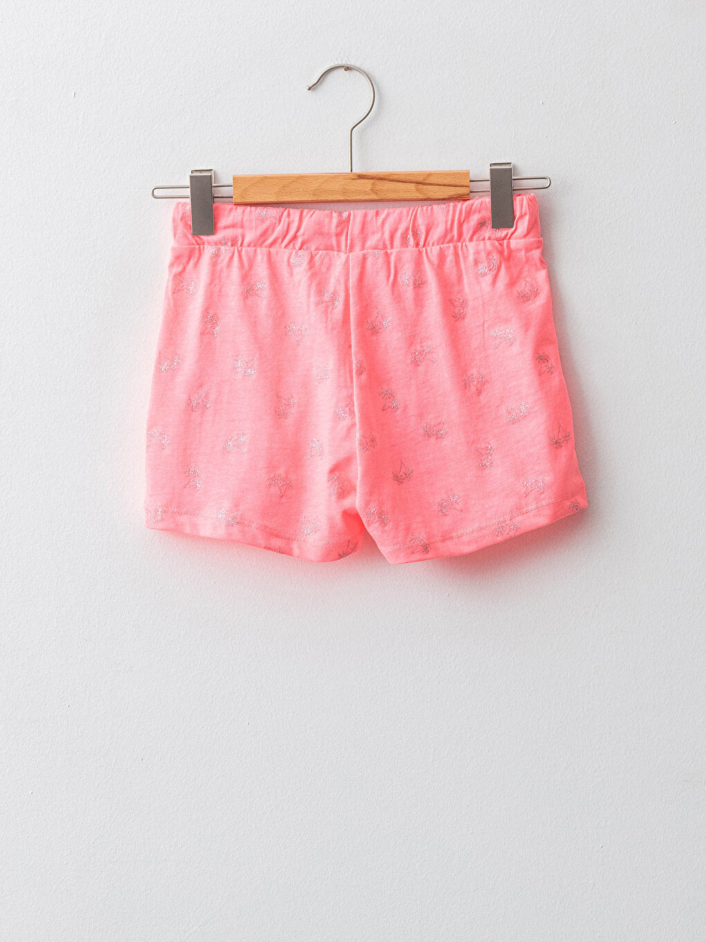 Printed Girls' Shorts with Elastic Waist