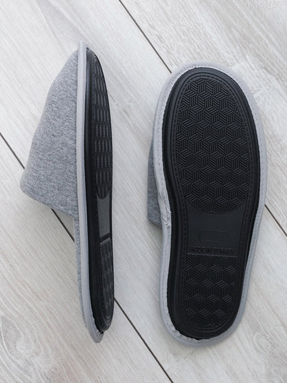 Flat Men's House Slippers