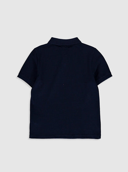 Girl's Polo Neck Basic T-Shirt