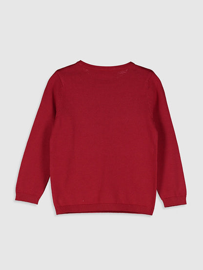 Girl's Basic Fine Knitwear Sweater