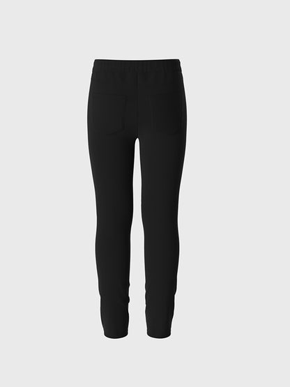 Skinny Fit Girl's Trousers with Elastic Waist