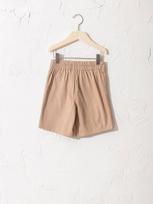 Basic Gabardine Girl's Shorts Skirt