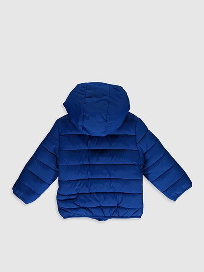 Baby Boy Hooded Zipper Coat