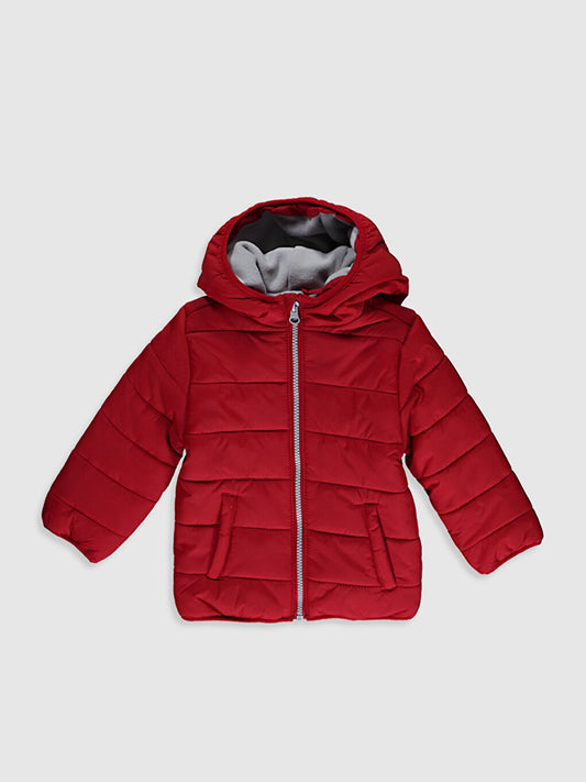 Baby Boy Hooded Zipper Coat