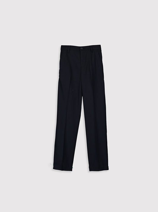 Boy's Gabardine Chino Trousers