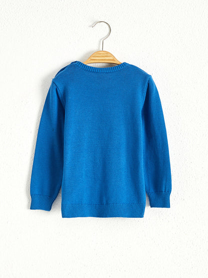 Baby Boy Patterned Knitwear Sweater