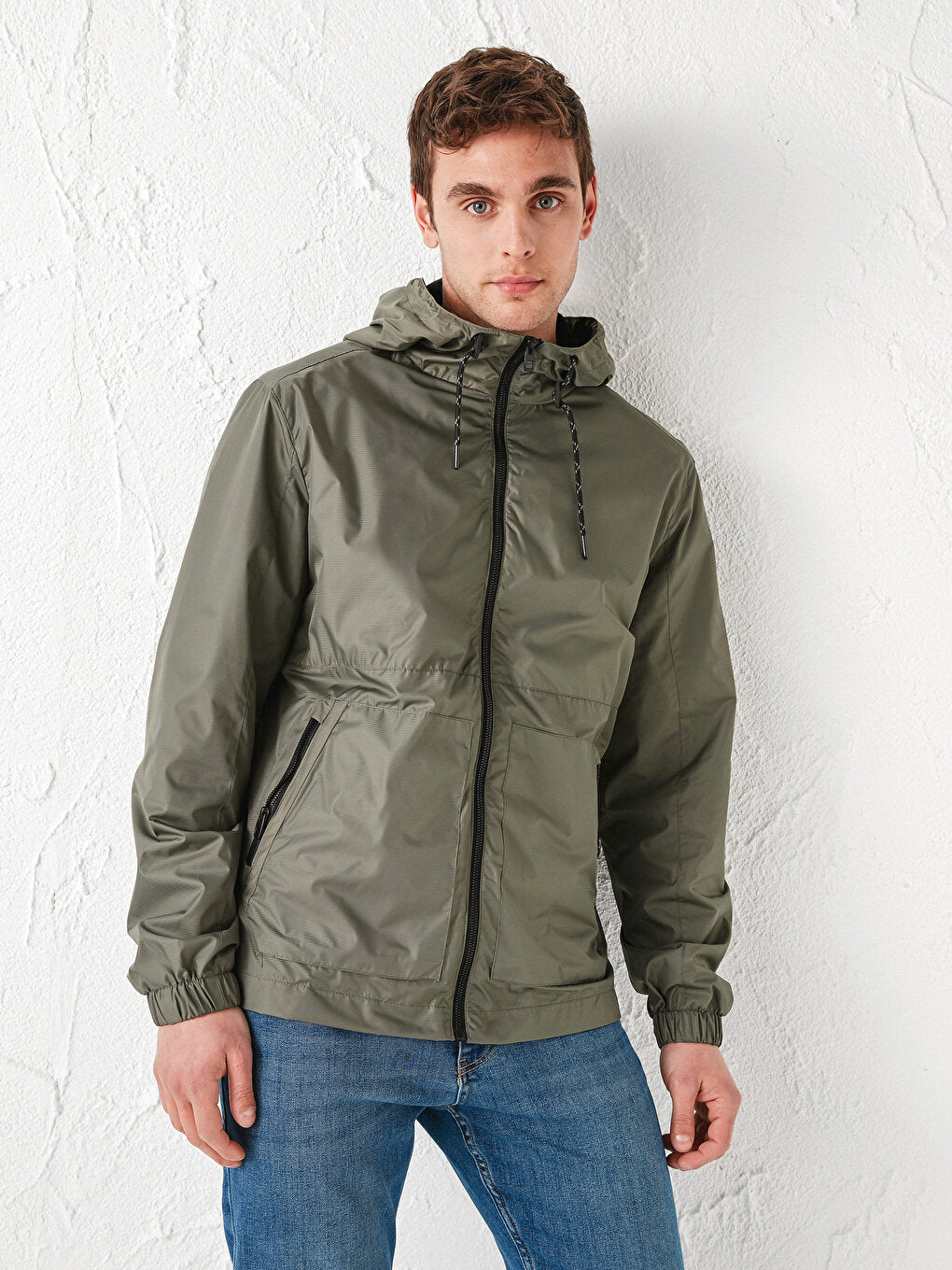 Standard Mold Hooded Men's Raincoat