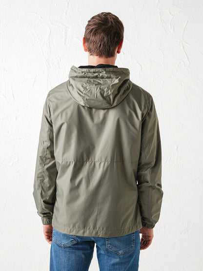 Standard Mold Hooded Men's Raincoat