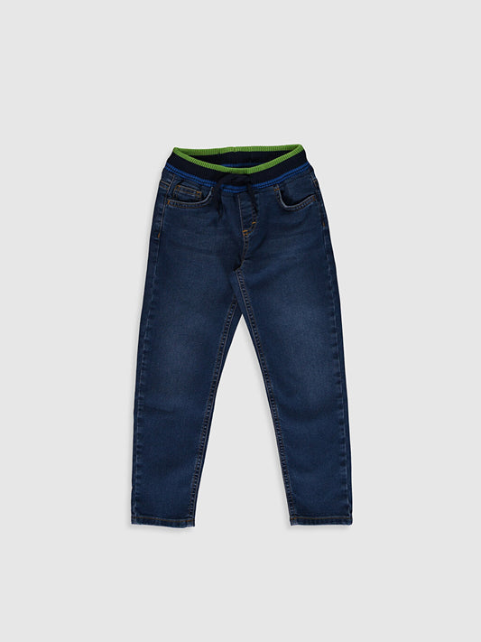 Boy's Elastic Waist Jean Trousers