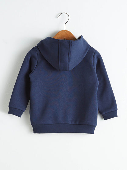 Baby Boy Hooded Zipper Sweatshirt