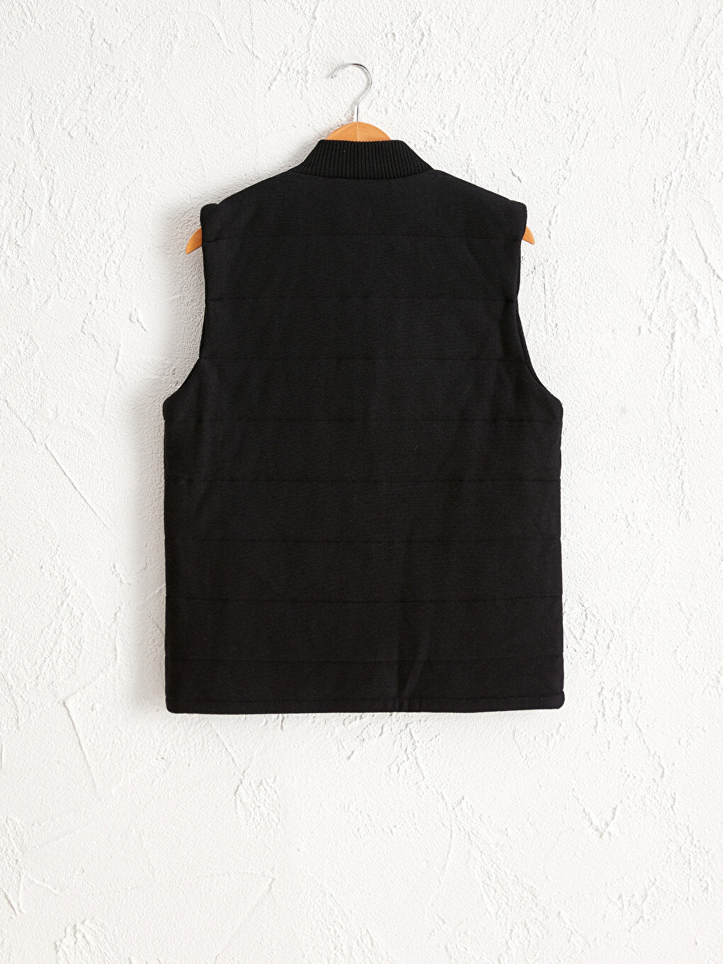 High Collar Zipper Vest