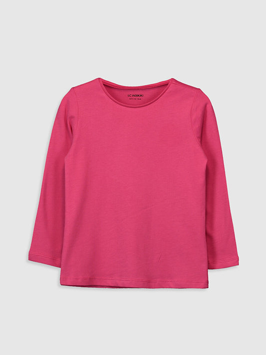 Girl's Cotton Basic T-Shirt