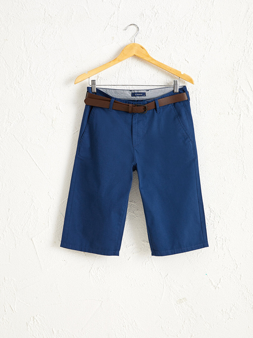 Slim Fit Bermuda Gabardine Shorts