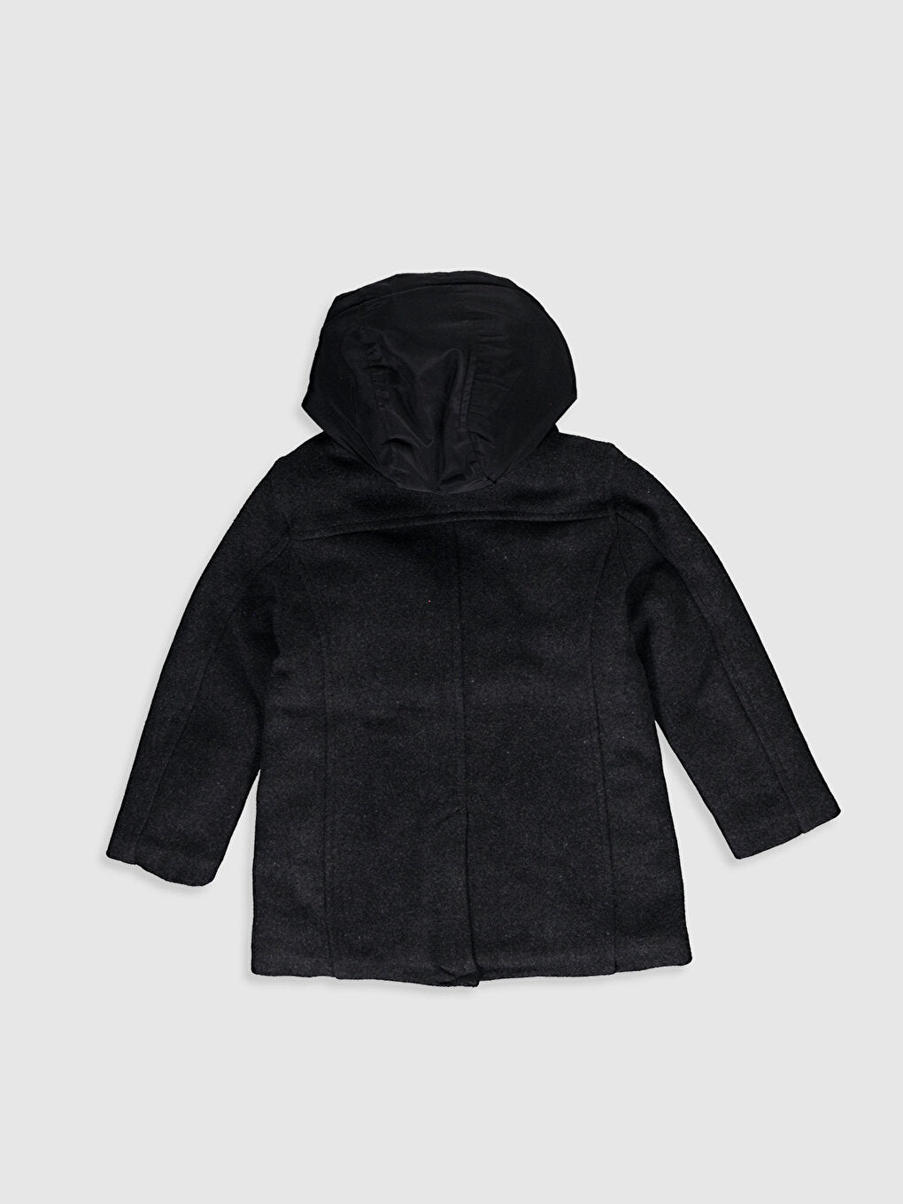 Boy's Hooded Cashmere Coat