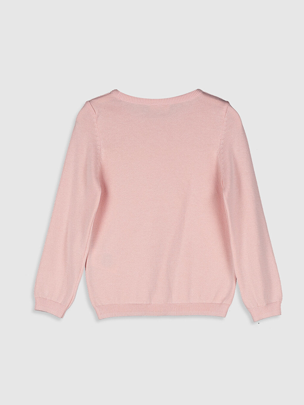 Crew Neck Long Sleeve Girl's Sweater