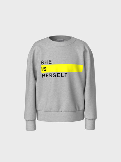 Girl's Printed Sweatshirt