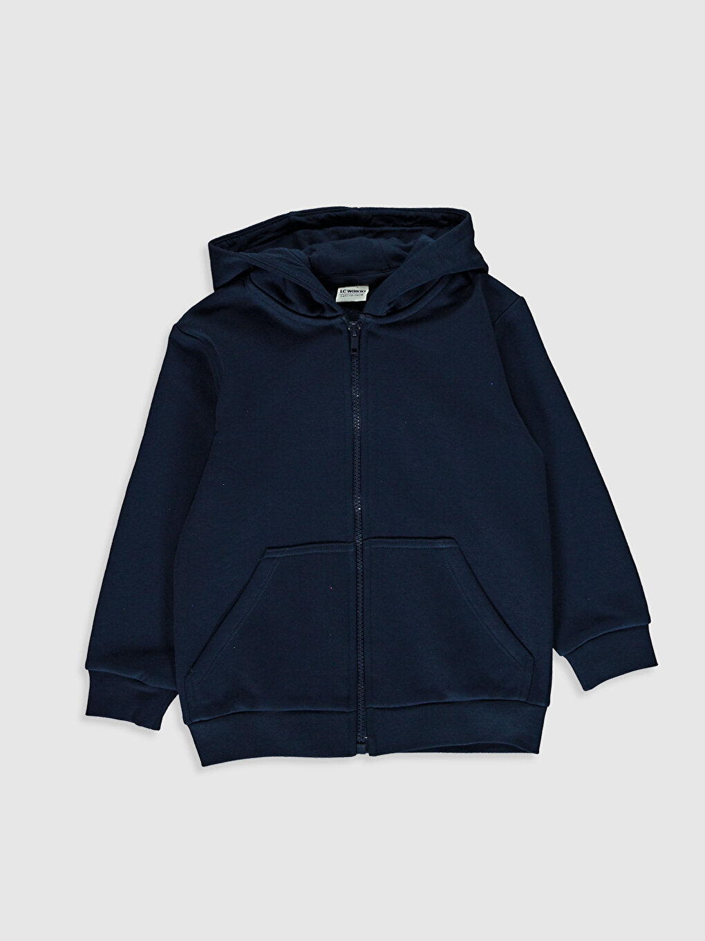 Boy's Zippered Hooded Sweatshirt