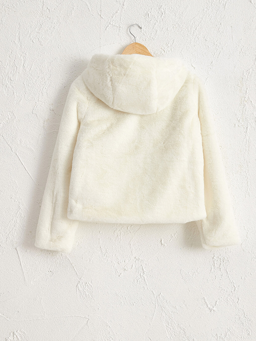 Hooded Plush Women's Coat