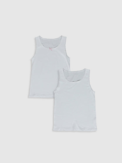 Girl's Cotton Undershirt 2-pack