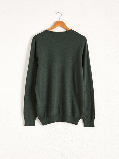 Crew Neck Basic Knitwear Sweater