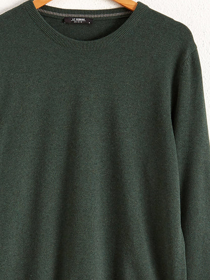 Crew Neck Basic Knitwear Sweater