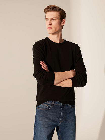 Crew Neck Basic Knitwear Sweater