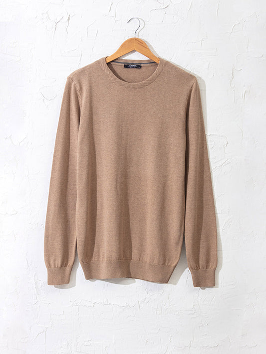 Crew Neck Basic Knitwear Sweater