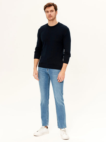 Crew Neck Basic Knitwear Sweater