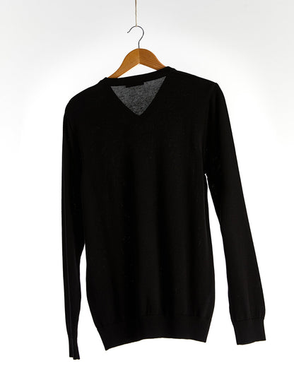 V-Neck Basic Knitwear Sweater