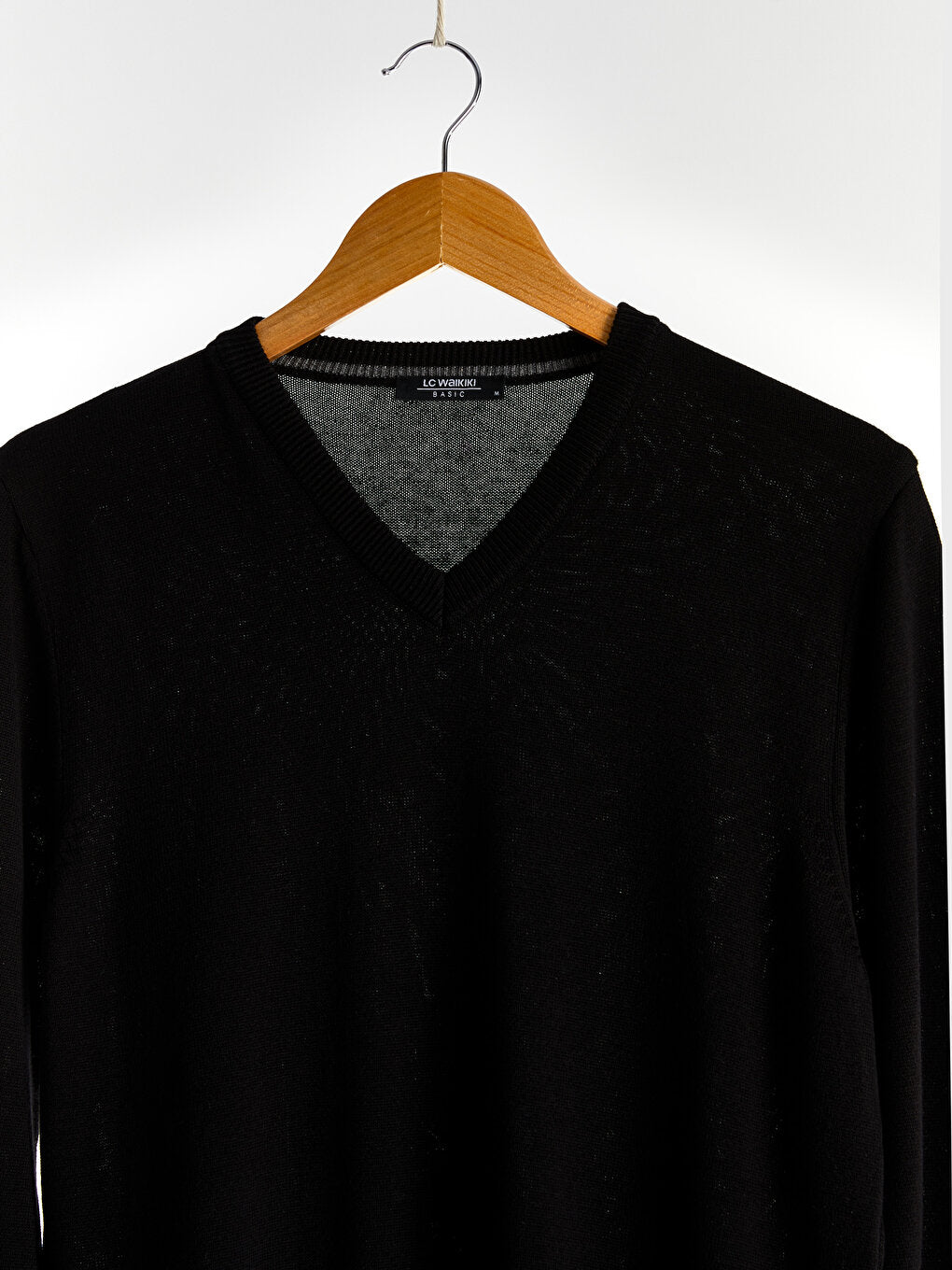 V-Neck Basic Knitwear Sweater