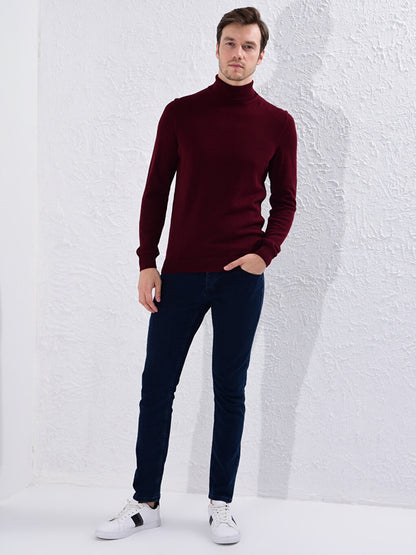 Turtleneck Basic Fine Knitwear Sweater