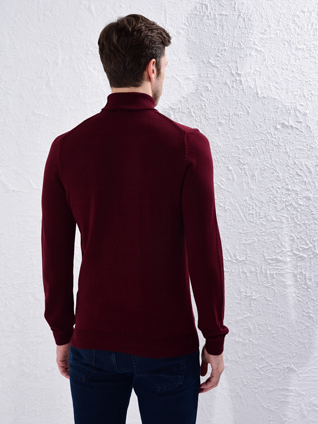 Turtleneck Basic Fine Knitwear Sweater