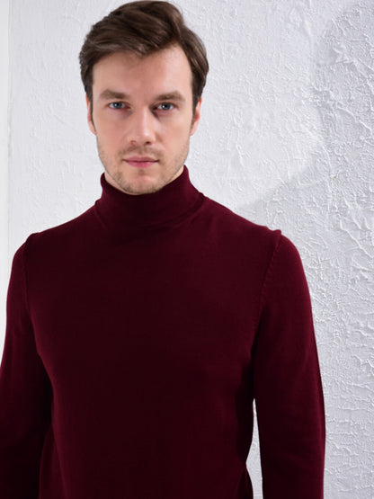 Turtleneck Basic Fine Knitwear Sweater