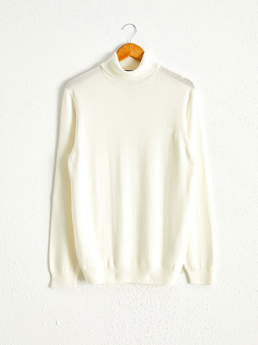 Turtleneck Basic Fine Knitwear Sweater