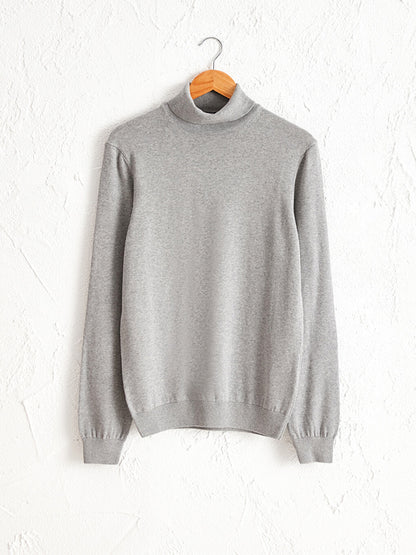 Turtleneck Basic Fine Knitwear Sweater