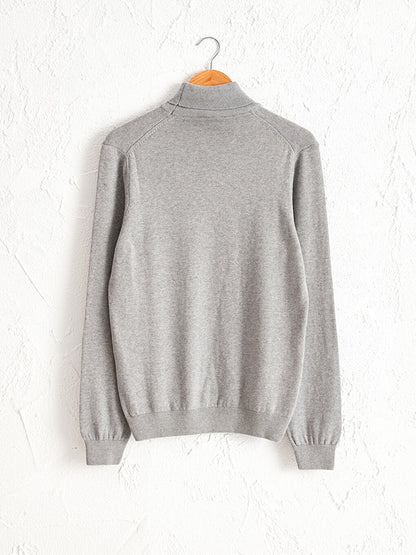 Turtleneck Basic Fine Knitwear Sweater