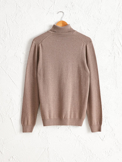 Turtleneck Basic Fine Knitwear Sweater