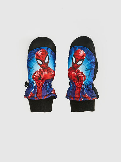 Boy's Spiderman Licensed Fingerless Gloves