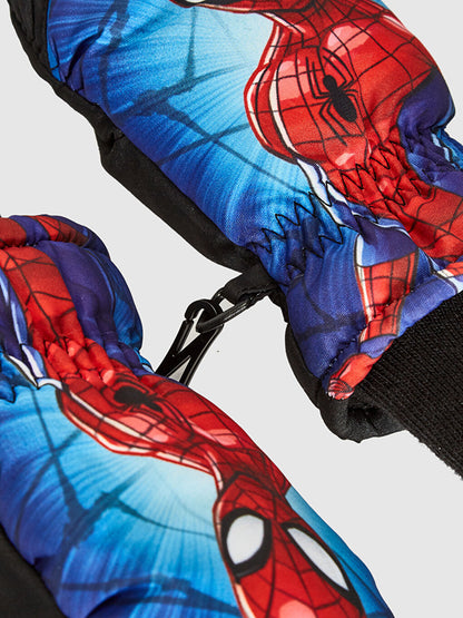 Boy's Spiderman Licensed Fingerless Gloves