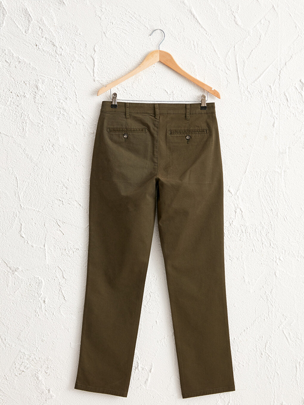 Normal Fit Gabardine Chino Trousers