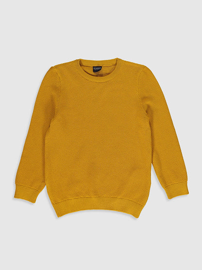 Long Sleeve Boy's Thin Knitwear Sweater