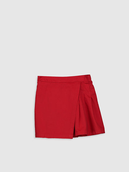 Basic Gabardine Girl's Skirt