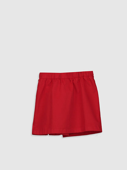 Basic Gabardine Girl's Skirt