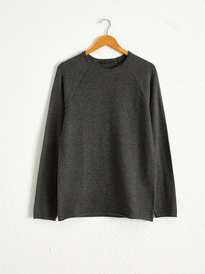 Crew Neck Basic Knitwear Sweater