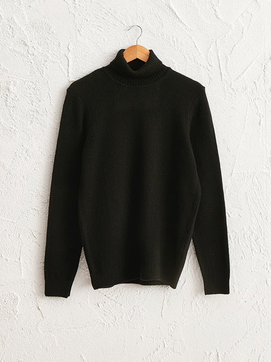 Turtleneck Basic Thick Knitwear Sweater