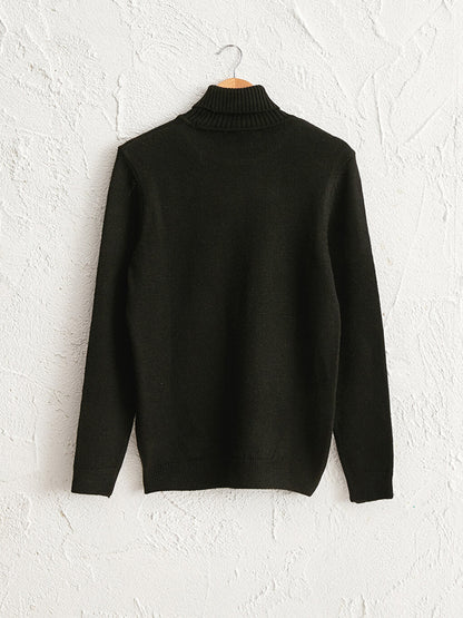 Turtleneck Basic Thick Knitwear Sweater