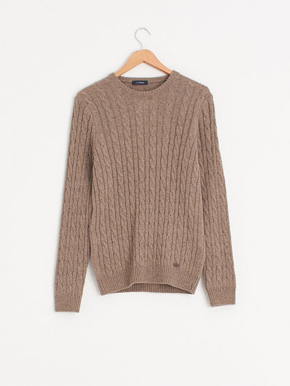 Crew Neck Fine Knitwear Sweater