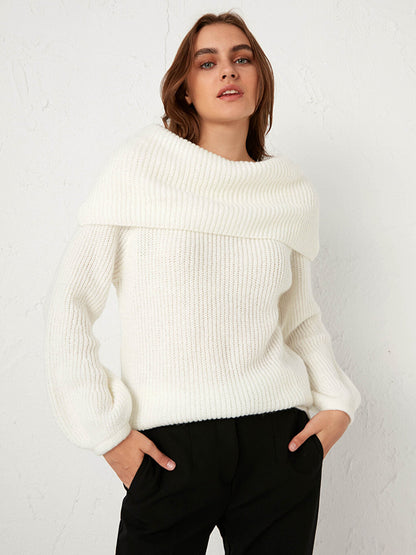 Long Sleeve Women's Thick Knitwear Sweater